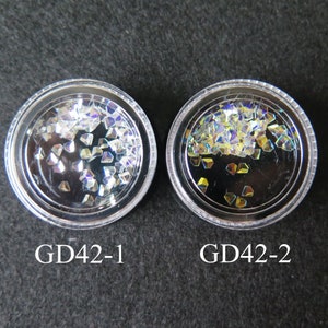1Jar Cute Hight Quality Diamond Shape Thin Glitter Decoration Nail Art Glitter GD42