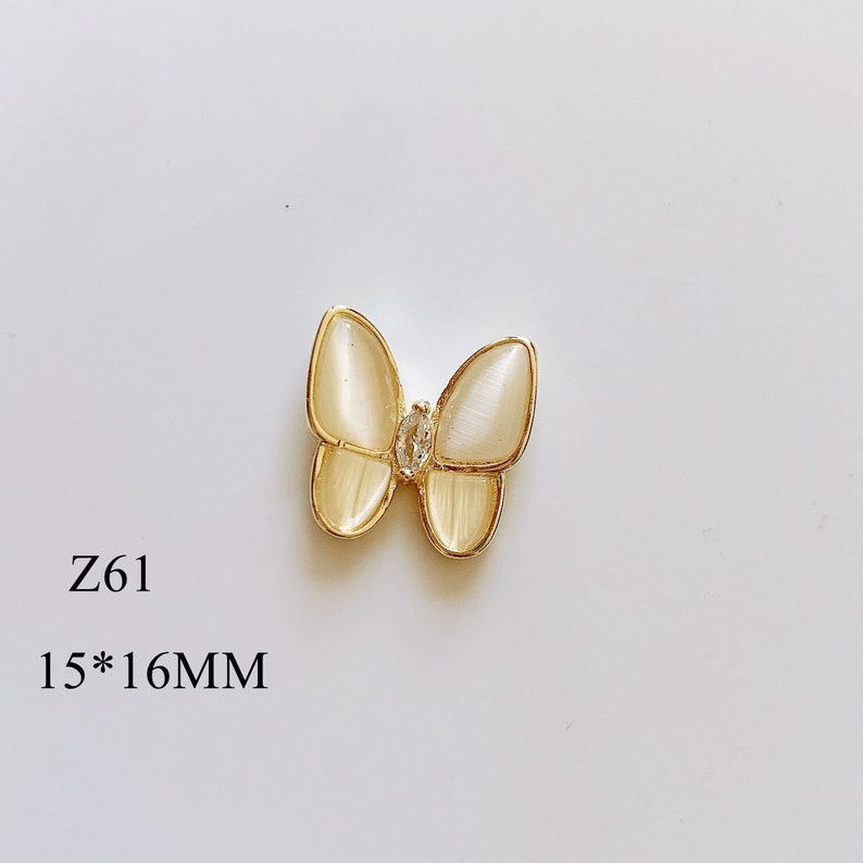 1PC Luxury Gold Zircon Stone Different Shapes Butterfly Bow - Etsy