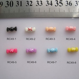 30pcs/bag Cartoon Candy Resin Cartoon Deco Nail Art Decoration Nail DIY Deco RC49