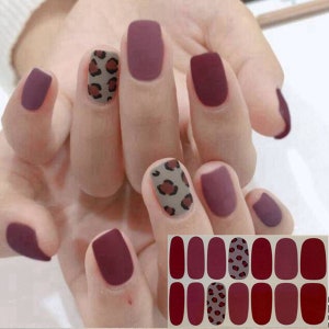 1 st nail art stickervel volledige dekking 14 tips nail art wrap nail art sticker met minivijl YMX396-406