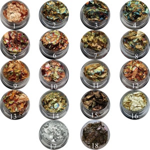 1Jar Different Colors Thin Foil Sheet Nail Art Decoration Nail Art Glitter Decoration