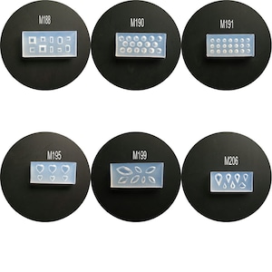 1PC Nail Art Strass Form Acryl Form Acryl Pulver Form Nagel Kunst M188-206