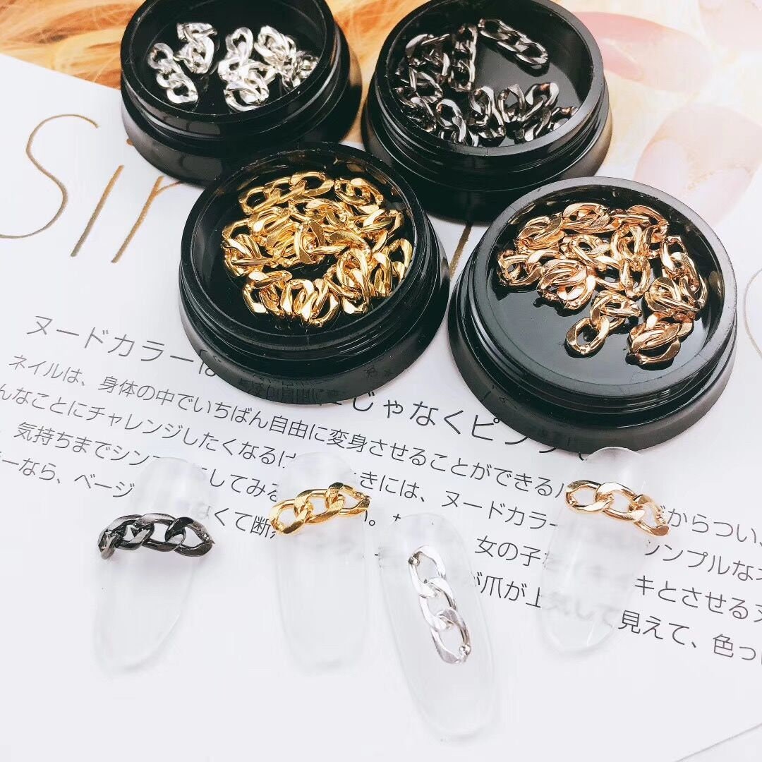 Chainin 1jar Cute Gold/silver/black/rose Gold 4MM Chainin Black Jar Metal 3D ...