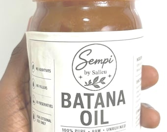 100% Pure Raw Batana Oil, Authentic Honduran Hair Scalp Beard Skin Moisturizer