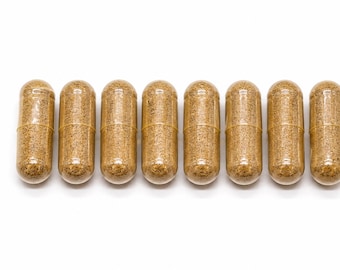 Duck Flower Herbal Capsules | 100% Pure Duck Flower | No Fillers or Additives | 8, 16 or 30 Capsules
