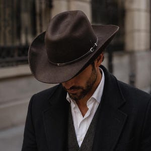 Elegant Ranch Wool Hat. Unisex
