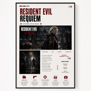 Resident Evil Requiem Poster - Etsy