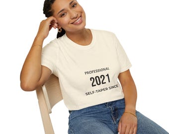 Camiseta de actor / Camiseta de actor para autograbación / Regalo para actores / Camiseta para la vida de las audiciones / Autograbación profesional desde / Regalo para actrices