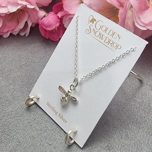 Tiny Bumble Bee Necklace. 925 Sterling Silver. Honey Bee Pendant. Nature Lover. Gift For Her.