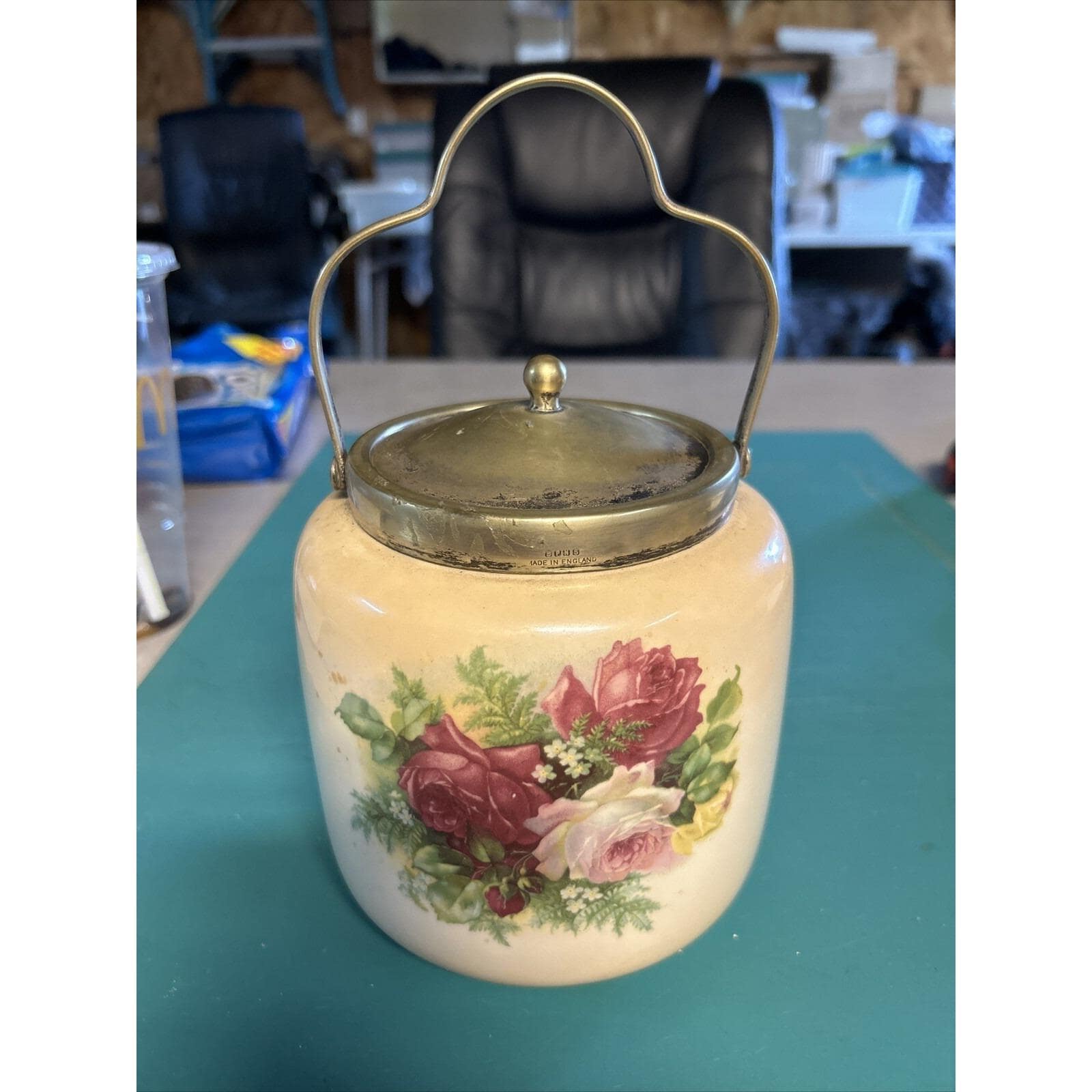 Antique biscuit jar - Etsy 日本