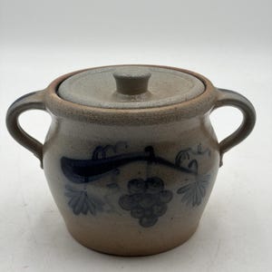 Rare Vintage Rowe Pottery Limited Production Series Bean Pot Cherries