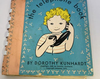 The Telephone Book (Touch & Feel) by Golden Books, 1970 First Edition GOOD