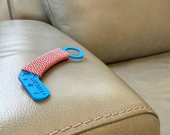 Stars and Stripes Fidget Toy | 3D Printed Paracord Grip, USA Made, Stress Relief Tool
