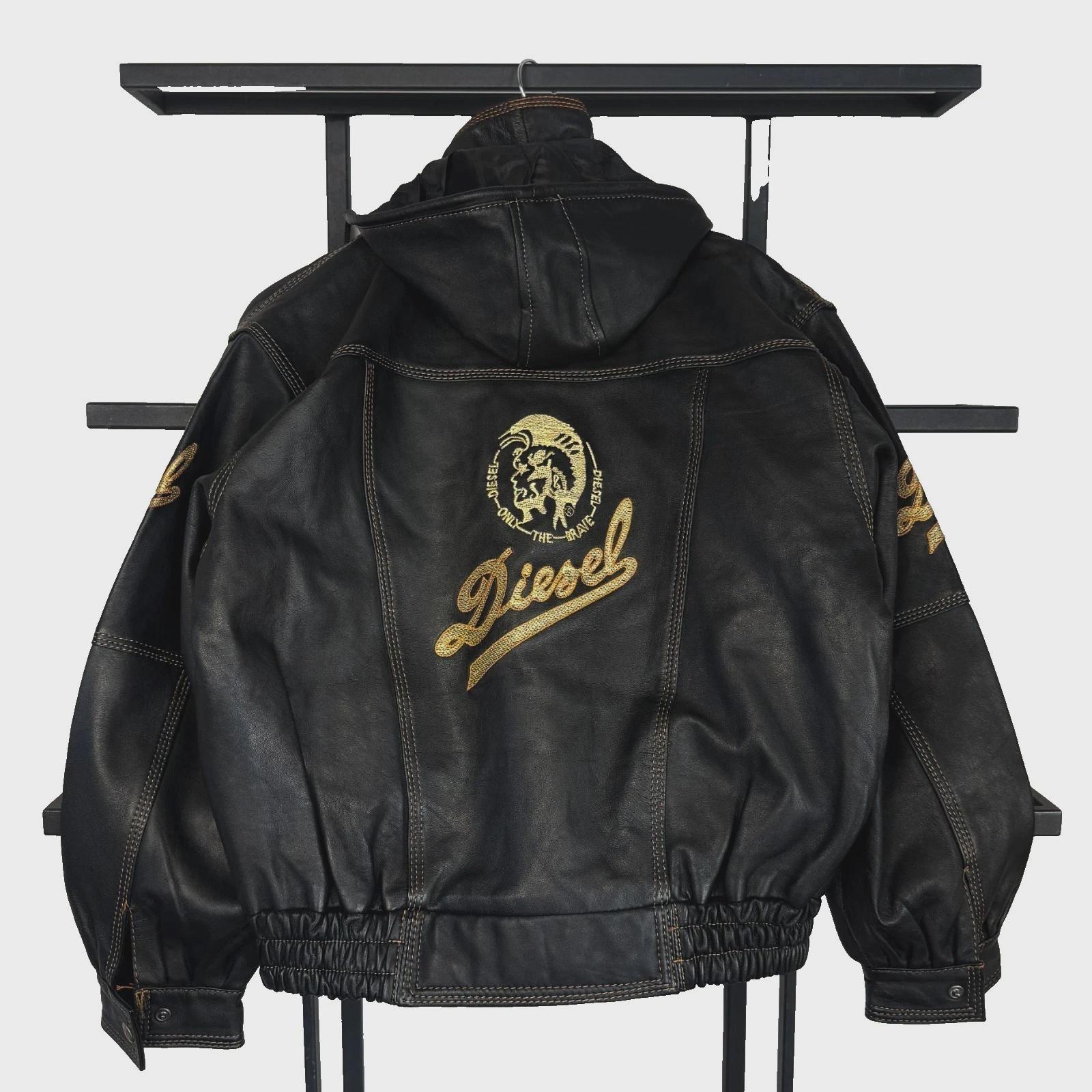 Diesel leather jacket - Etsy 日本