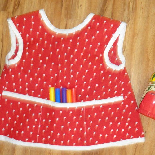 Child's Craft Apron Art Smock for Kids Toddler Etsy