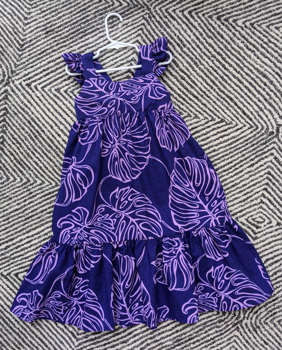 Little Girl's Hawaiian Dress Long Summer Dress in Etsy