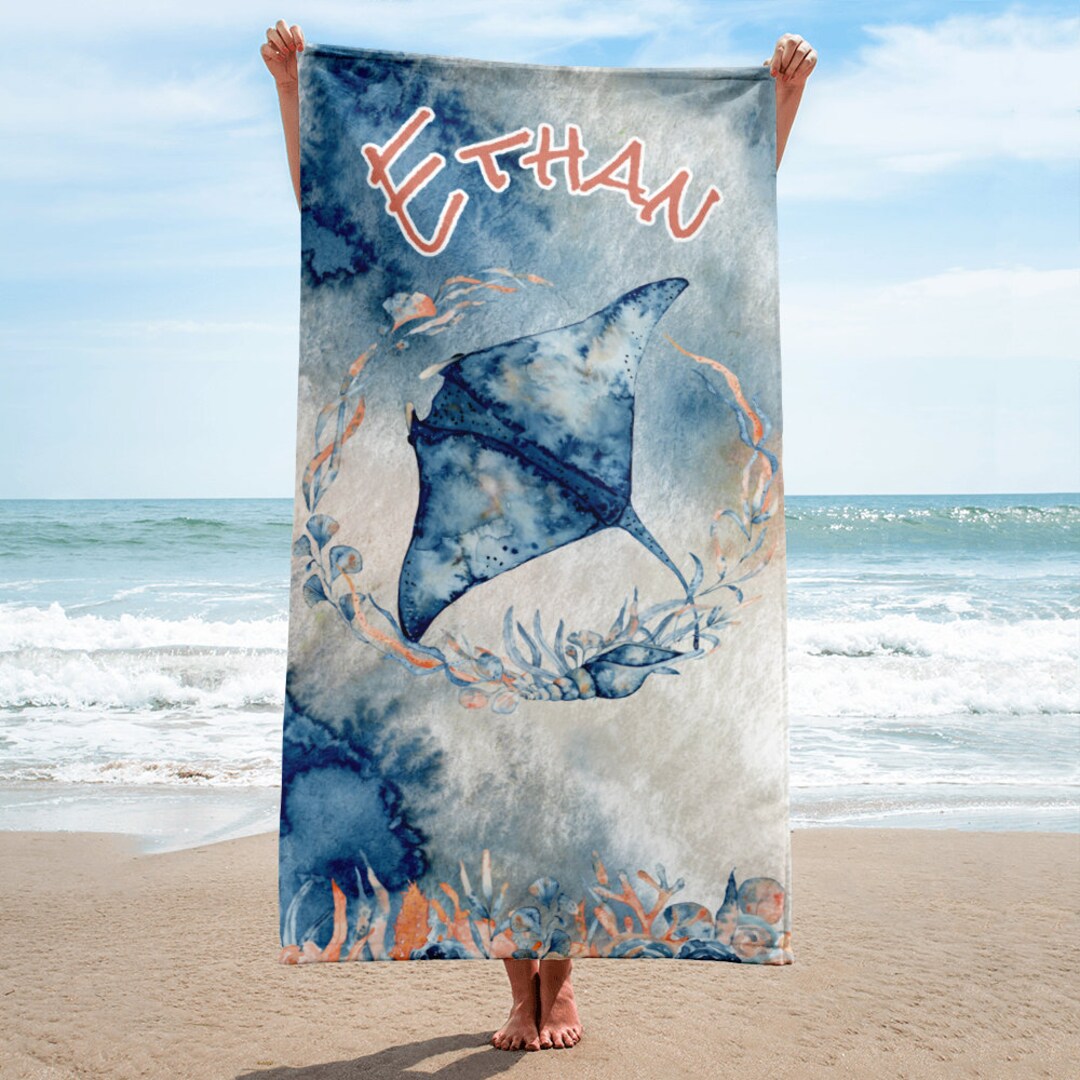 Stingray Journey Beach Towel main image 1
