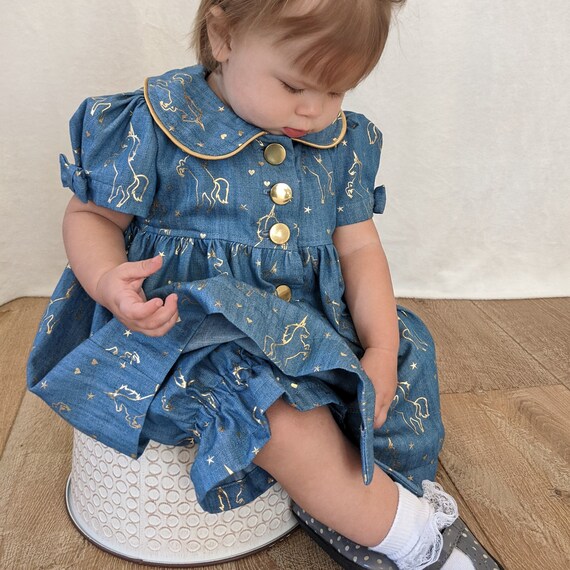 Denim baby outfit 2025