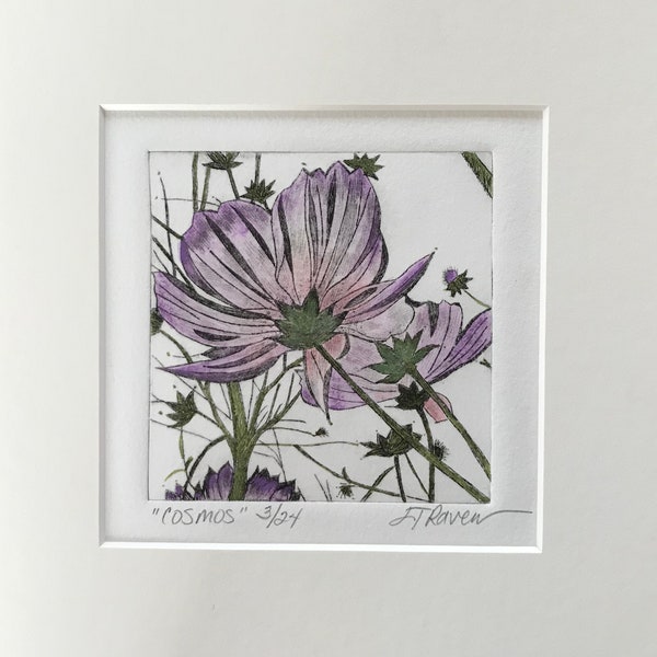 COSMOS Limited Edition Drypoint Print