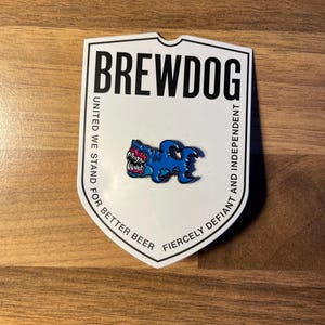 Brewdog shark Pin budge