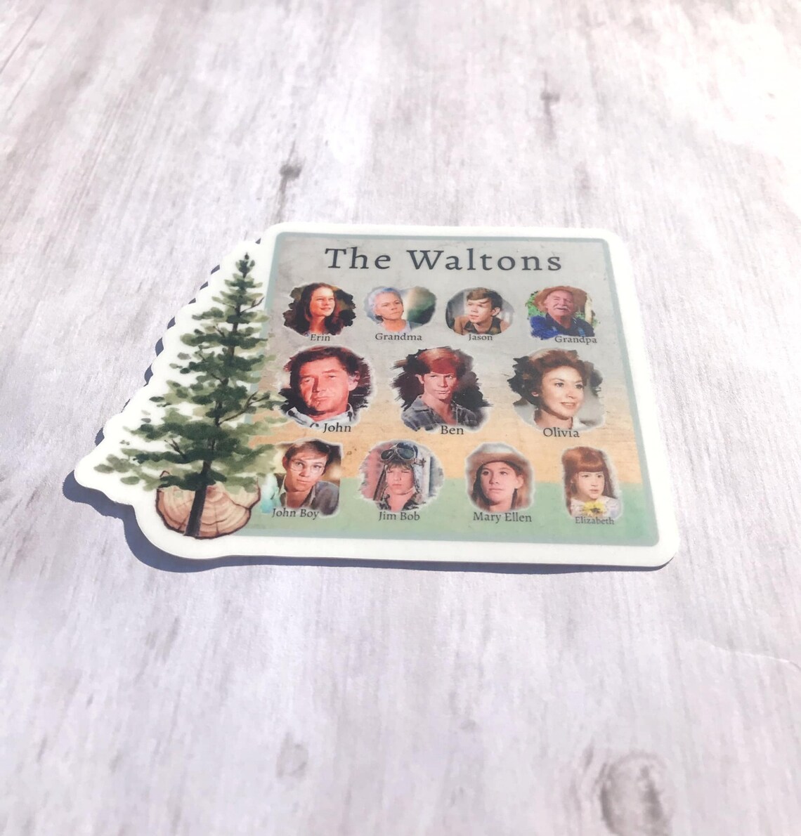 The Waltons Vinyl Sticker Water Resistant Label TV Show - Etsy
