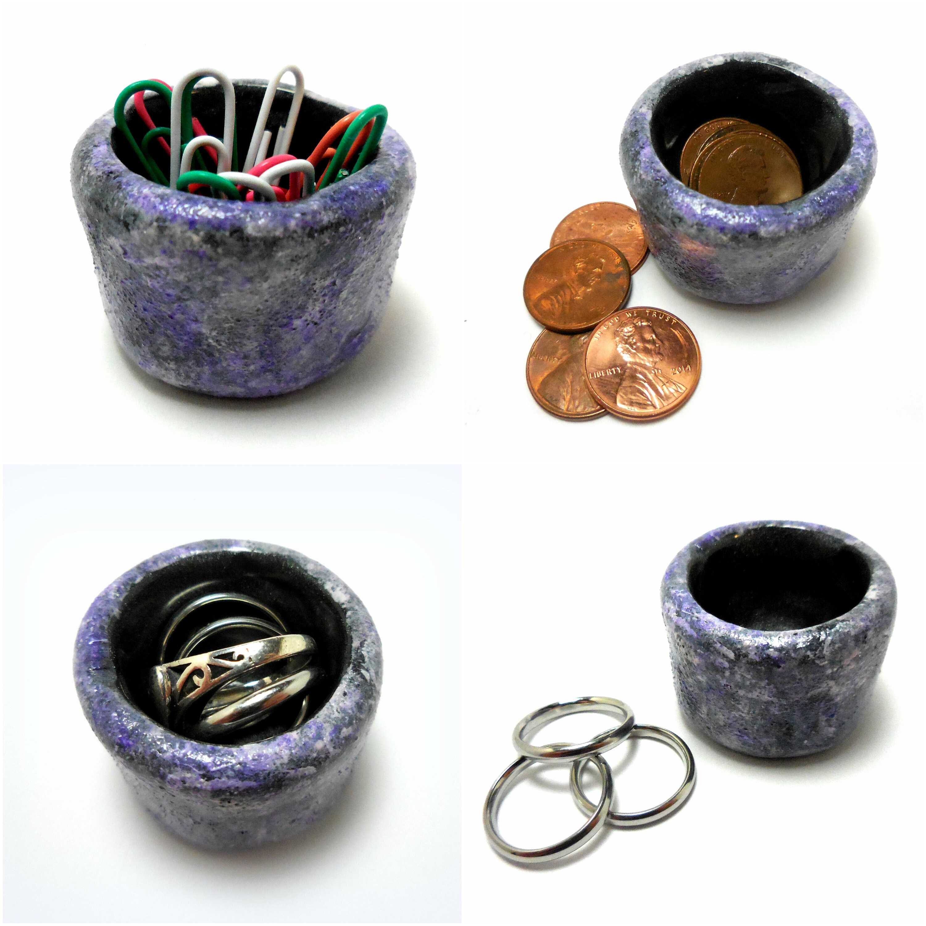 Painted Miniature Bowl Small Ring Bowl Decorative Pinch Pot Etsy