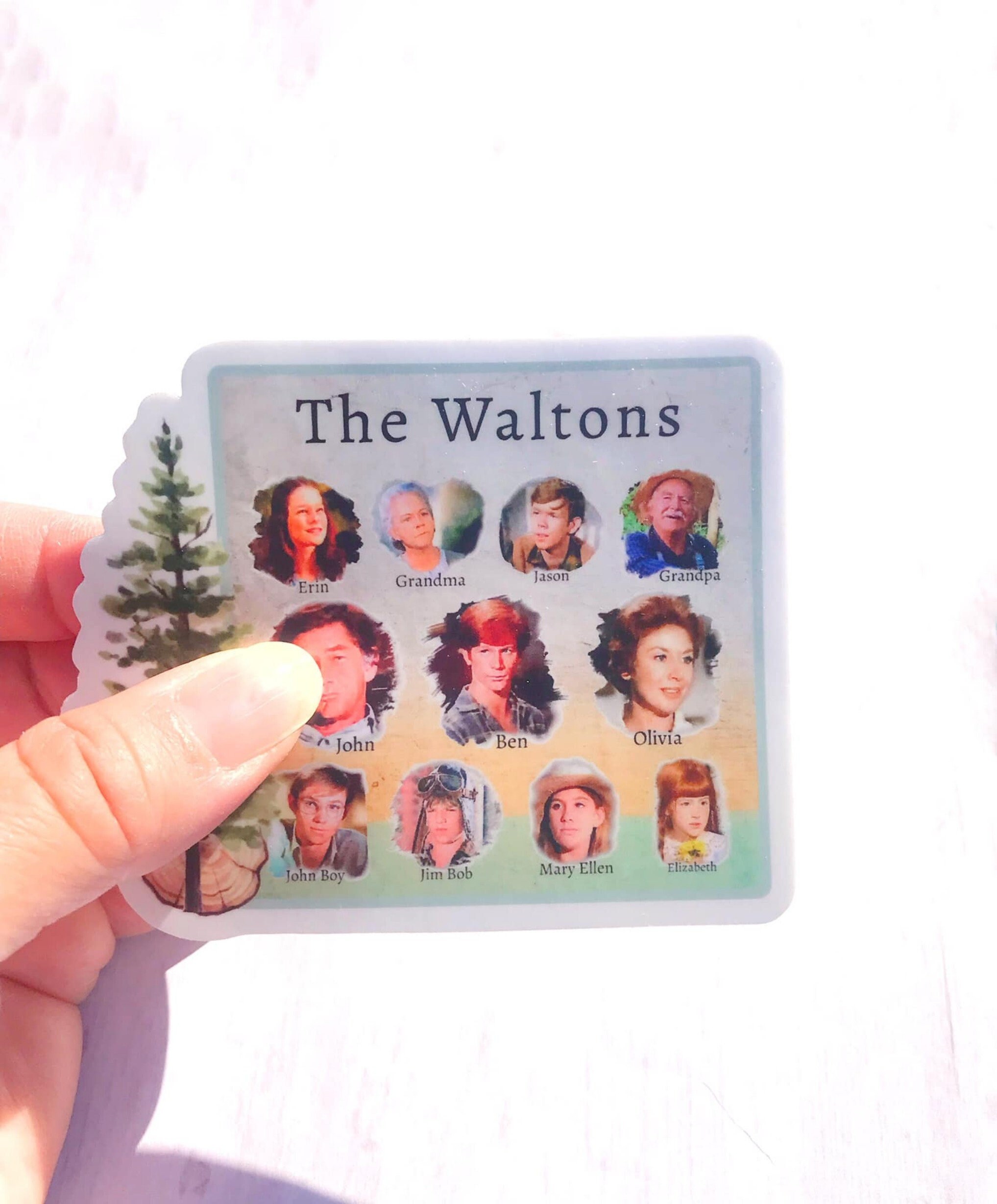 The Waltons Vinyl Sticker Water Resistant Label TV Show - Etsy