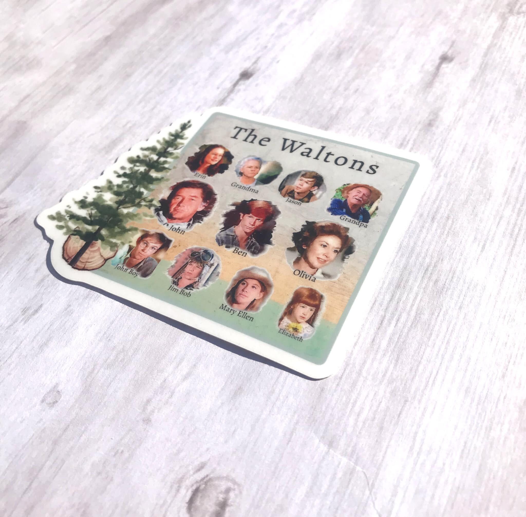 The Waltons Vinyl Sticker Water Resistant Label TV Show - Etsy