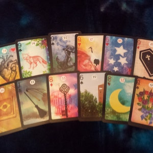 Le jeu de cartes « Moonshadow Lenormand » par AlyZen Moonshadow