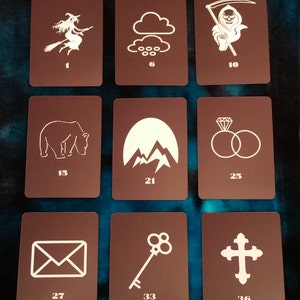 MINI The "LENORMICON" Lenormand by AlyZen Moonshadow fortune telling cartomancy divination cards