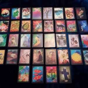 Le 'Eclectic Lenormand by AlyZen Moonshadow' Jeu de cartes de divination jeu de bonne aventure cartomancie