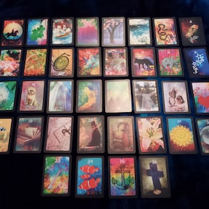 MINI Le « ECLECTIC LENORMAND » par AlyZen Moonshadow cartes de divination de cartomancie