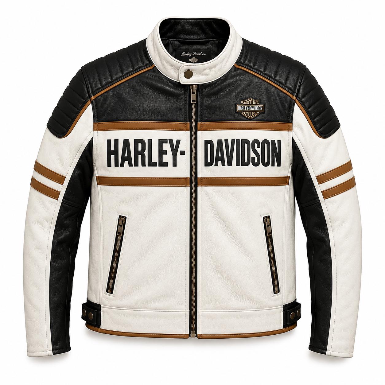 Harley Davidson White Jacket - Etsy