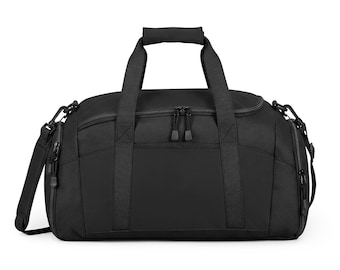 Black Gym Bag for Men and Women | No Days Off Duffle Bag | Workout Bag | Motivational Sports Bag | Gym Gift