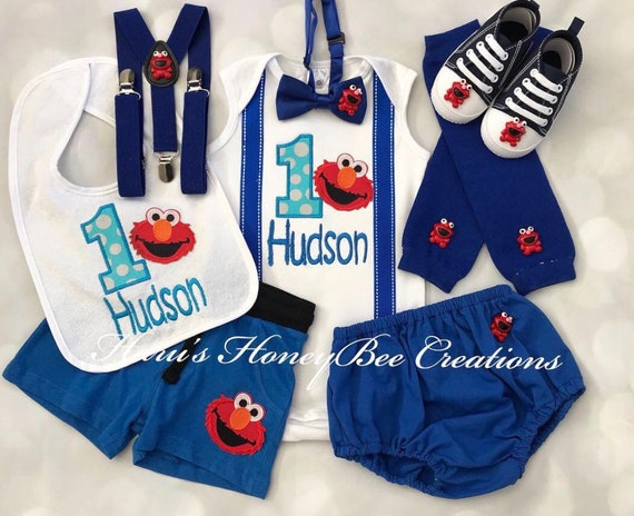 sesame street birthday outfit boy