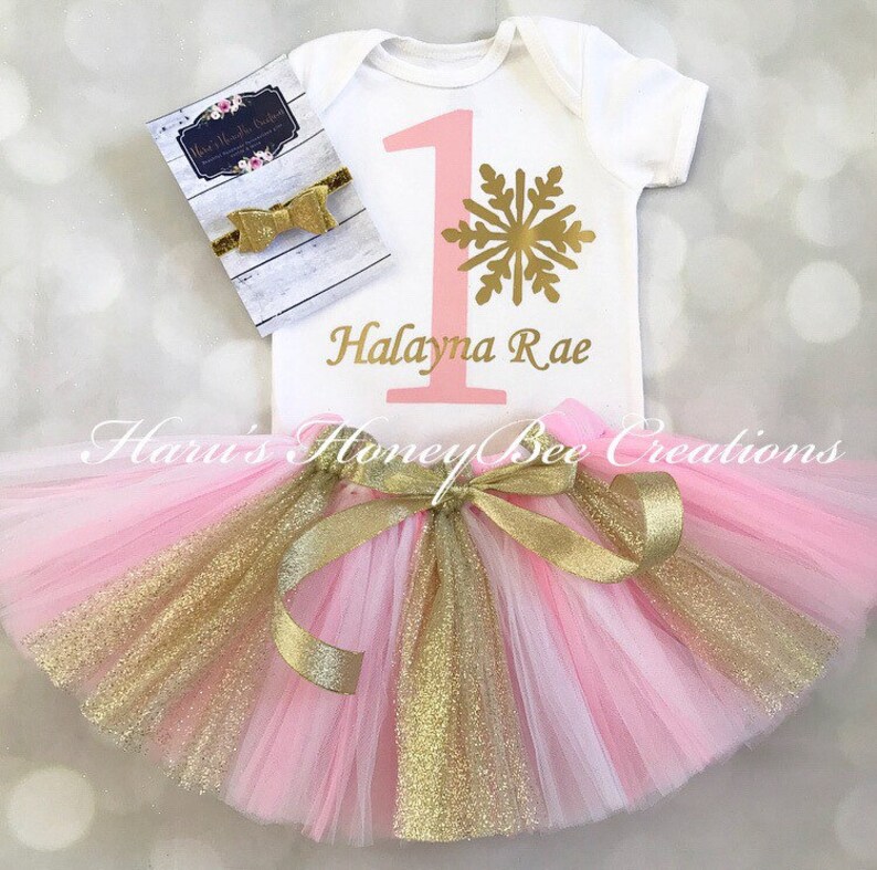 baby girl snowflake outfit