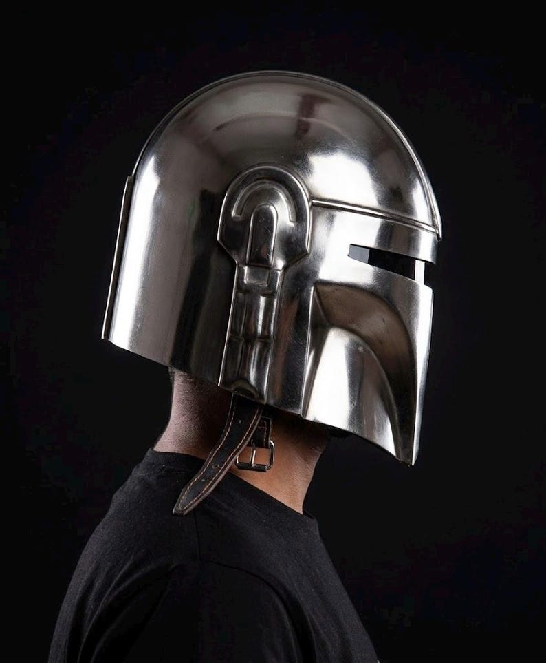 Handmade Mandalorian Helme