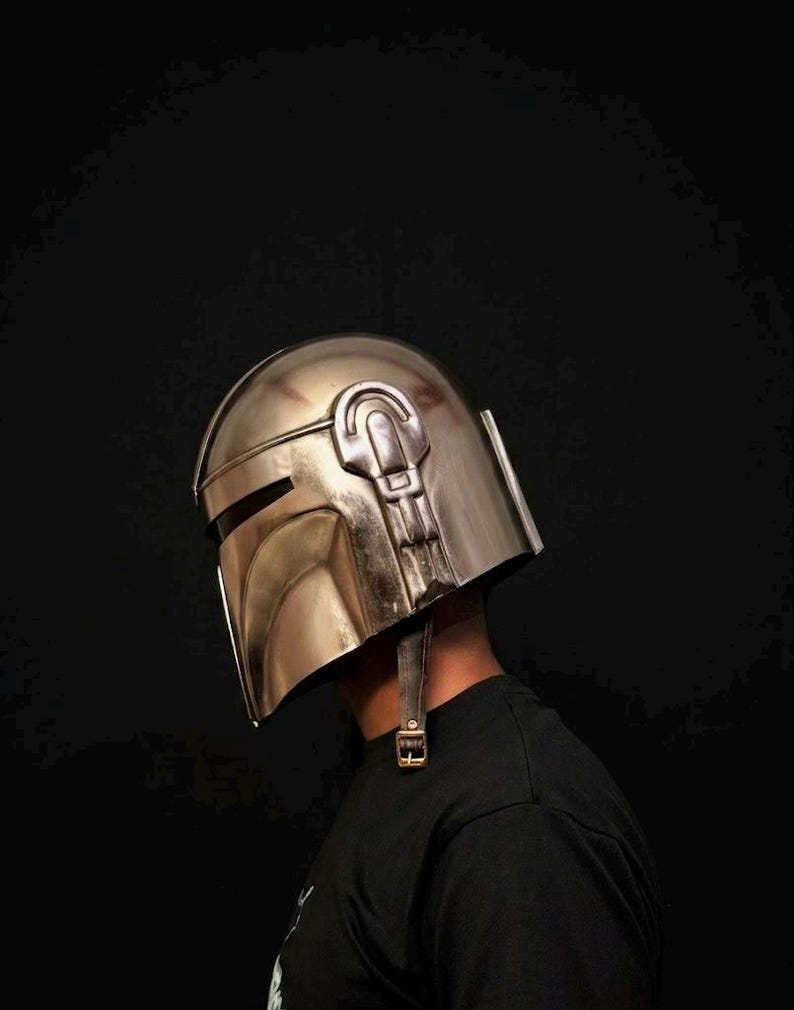 Handmade Mandalorian Helme