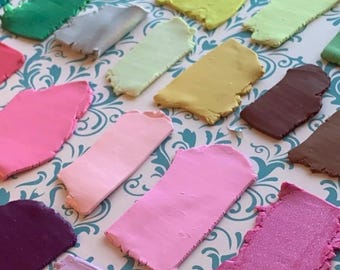 25 recetas de colores de arcilla polimérica inspiradas en Wicked / Guía de mezcla Premo en PDF / Paleta de colores verde y rosa fantasía / Descarga digital