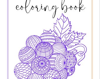 Healthy Food Coloring Pages  (PDF Download)