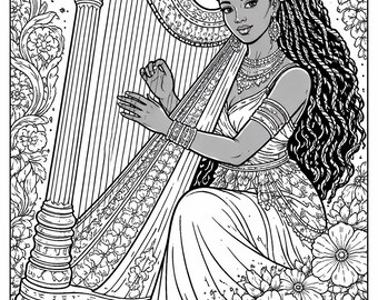 Arts Inspired Coloring Book Pages Bundle Digital Download (PDF)