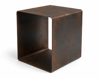 Gerosteter Brutalist Beistelltisch
