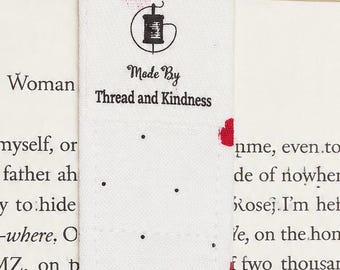 Fabric Magnetic Bookmark | Page Marker | Stocking Stuffer For Reader | Book Page Holder | Hand Sewn