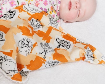 Personalized Baby Burp Cloth | Extra Absorbent Quilted Cotton | Custom Name Baby Shower Gift
