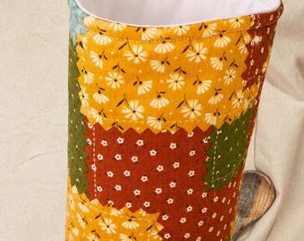 Weck 743 Jar Sleeve, Insulated Coffee Cup Cozy, Sourdough Starter Jar Cover, Fall Kitchen Gift for Her