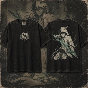Ulquiorra Cifer Vintage Anime Bleach Espada 4 T-Shirt | Retro Manga Grafik