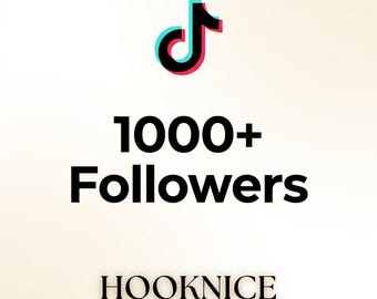 TikTok Followers Plaque Personalized Creator Award Custom Milestone Gift Social Media Achievement Poster 1000 Followers Digital Download