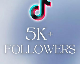 5K Followers for TikTok | Boost Your TikTok Account Instantly | Digital Growth Service