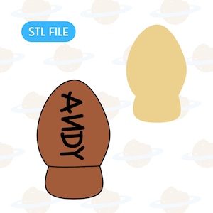 Archivo STL para cortar galletas con forma de bota de Woody (descarga digital)