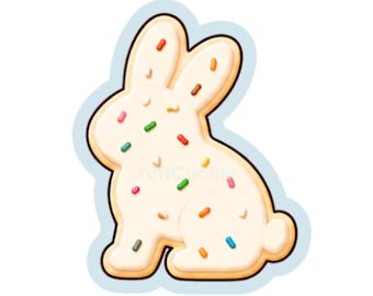 Bunny Rabbit Cookie Cutter | Frosted Sprinkles Circus Animal Clay Cutter